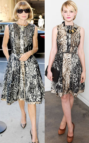Anna Wintour, Carey Mulligan Anna Wintour, Carey Mulligan